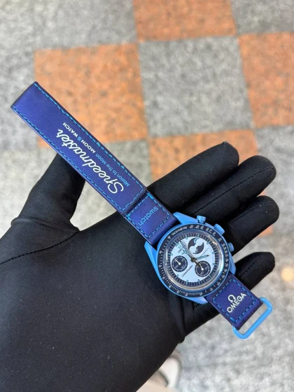 ساعت مچی امگا سواچ آبی