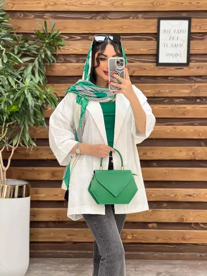 مانتو لینن پانچ پایین گت