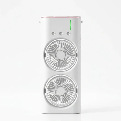 پنکه رو میزی مه پاش دوقلو مدل double Spray Fan