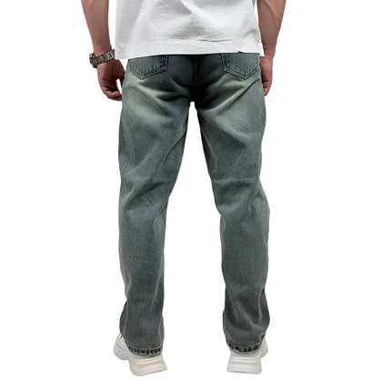 شلوار جین بگ مردانه مدل شسته