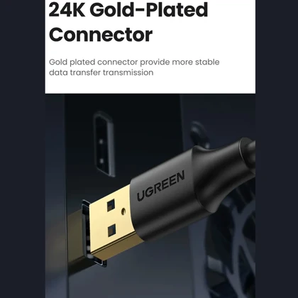 کابل افزایش طول USB 3.0 یوگرین Ugreen مدل US115 30126 طول 1.5 متر