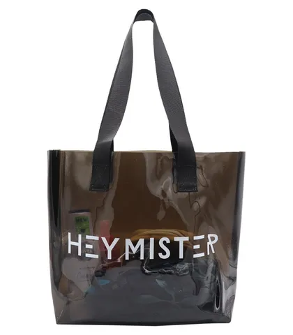 کیف استخری شفاف ضد آب طرح Hey Mister کد 15106