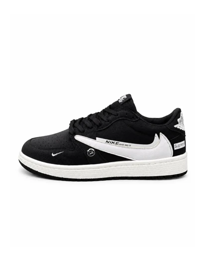 کفش کتانی مردانه مدل نایکی ترویس سوپریم مشکی سفید Nike travis supreme