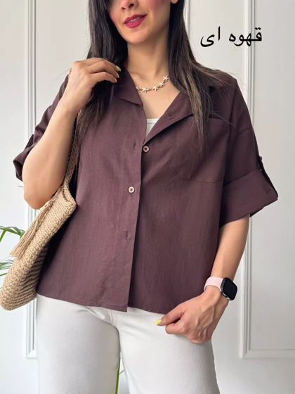 مانتو شومیزی باکسی سایه