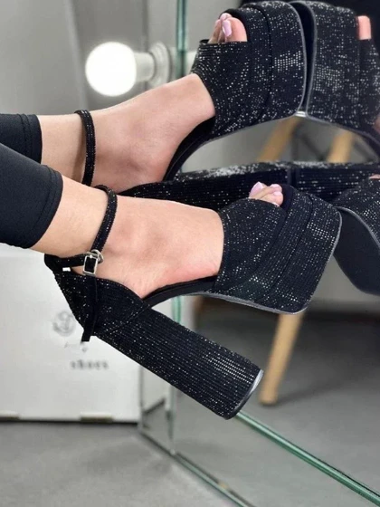 مجلسی نگینی 2لژ پاشنه16سانت