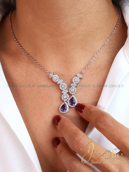 نیم ست جواهری زنانه کد S5108