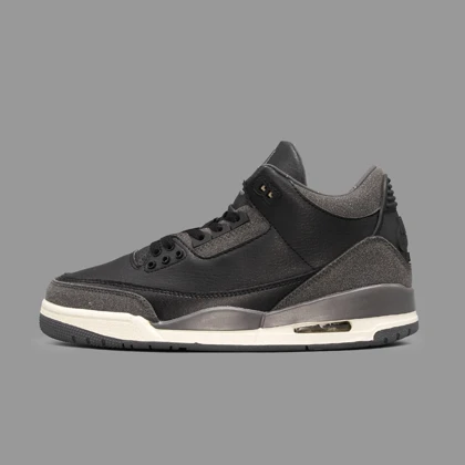 نایکی ایرجردن 3 مشکی جیر Nike Air Jordan 3 Black Suede