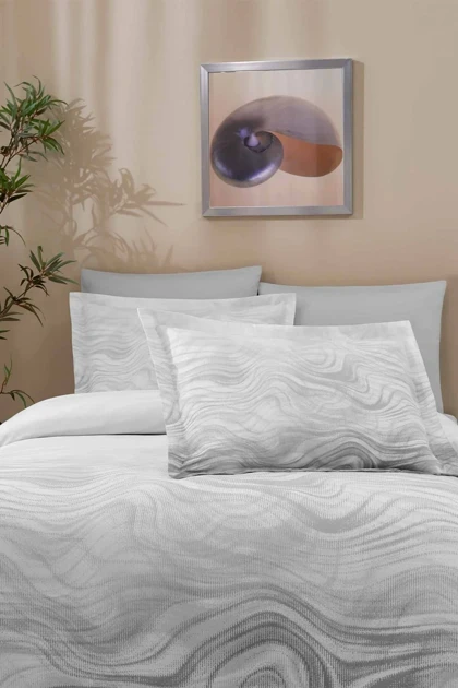 سرویس روتختی کینگ سایز Özdilek مدل Albite ساتن - بژ