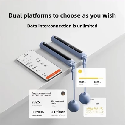 طناب ورزشی هوشمند شیائومی (Xiaomi) اصلی شارژی مدل MJTS02YM