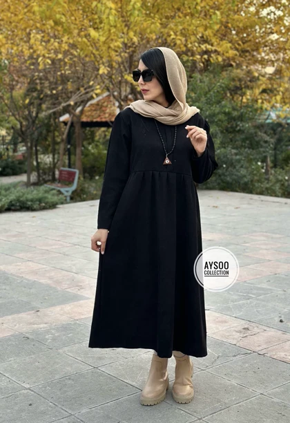 ست پیراهن مانتویی و کت شانل آلا