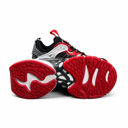 کفش کتانی مردانه مدل آدیداس دیلاکس مشکی طوسی قرمز Adidas Deluxe