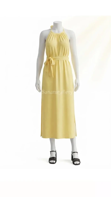 سارافون دورگردنی زنانه وارداتی ES6455