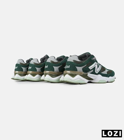 کفش کتانی مردانه و زنانه سبز طوسی NEW BALANCE 9060 مدل 7231