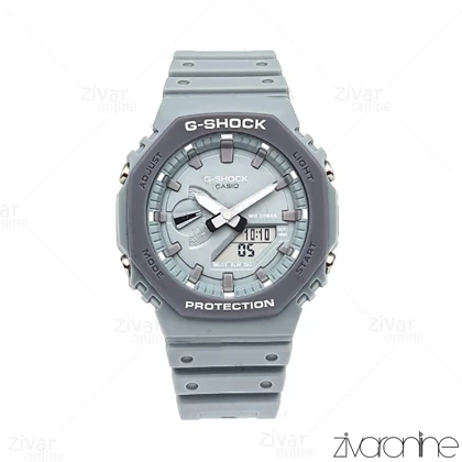 ساعت جی شاک GA-2100 مردانه تمام طوسی 105961