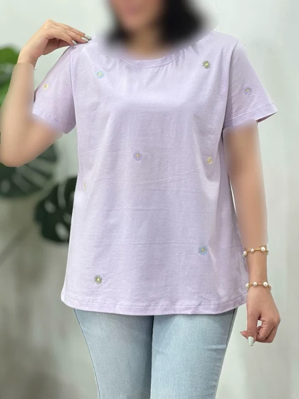 تیشرت پنبه زنانه پاستیل