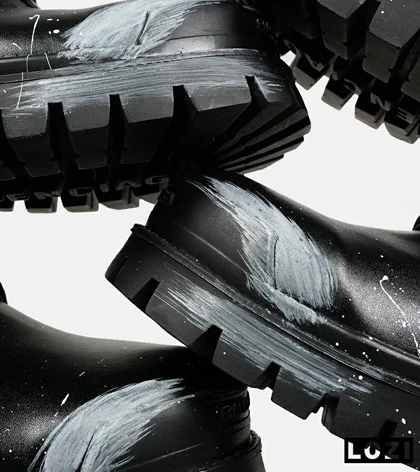 کفش مردانه لوفر مشکی BALENCIAGA مدل 6810