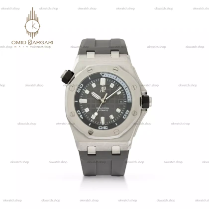 ساعت مچی اودمار پیگه افشور بند و صفحه طوسی Audemars Piguet Offshore