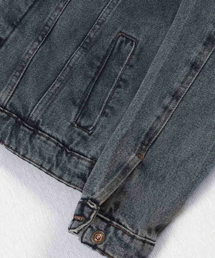 کت جین آبی چرک زخمی 0213