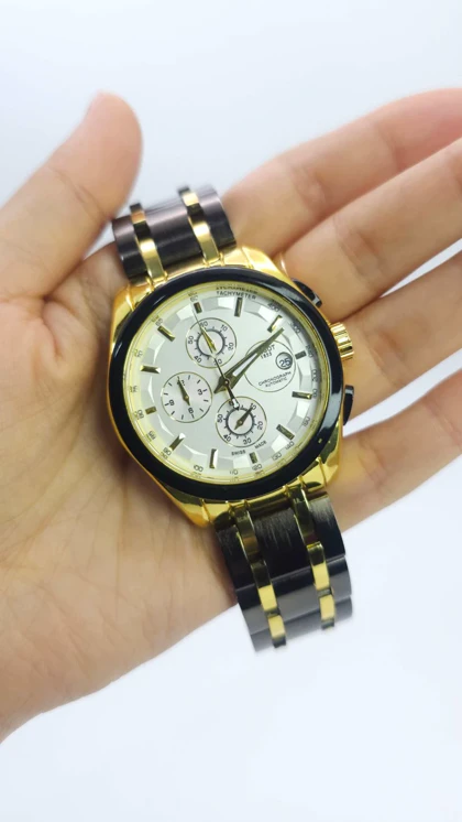 ساعت مچی مردانه تیسوت Tissot 1853 با 3 موتور فعال کرنوگراف