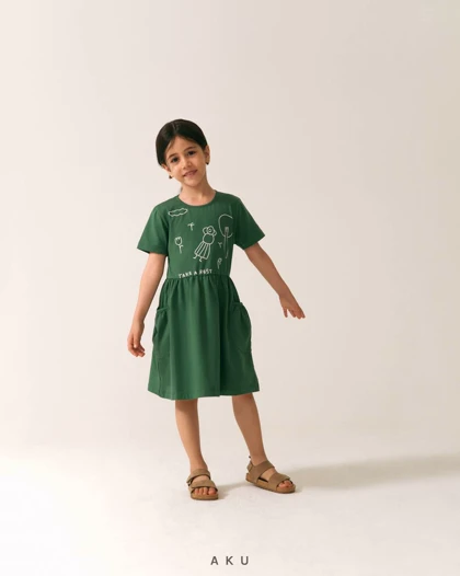 سارافون AKU دخترانه جیب پفکی s00285