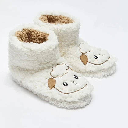 پاپوش زنانه ال سی وایکیکی مدل سوپر سافت طرح Sheep