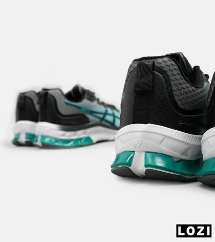 کفش کتانی مردانه آبی سبز ASICS GORETEX