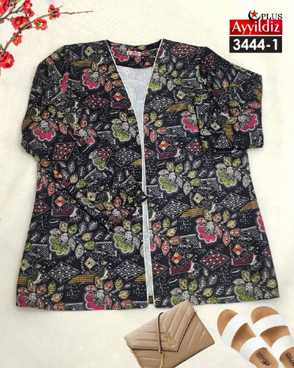 کت مجلسی زنانه شیک سایز بزرگ کد 3444
