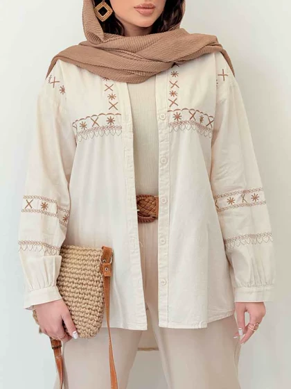 شومیز گلدوزی آدلیا