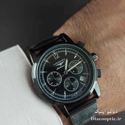 ساعت مچی مردانه برند Longines سه موتور مدل DO1157 حصیری
