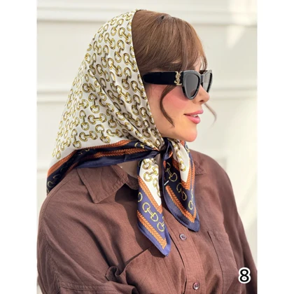 مینی اسکارف ابریشم مجلسی