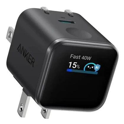 شارژر دیواری 45 وات انکر Anker مدل A121D با نمایشگر هوشمند