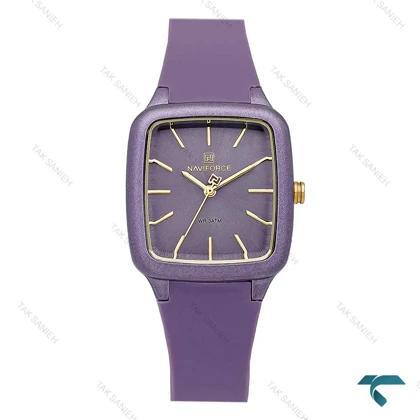 ساعت بنفش نیوی فورس NF5055 زنانه تک موتوره NaviForce-7727-L