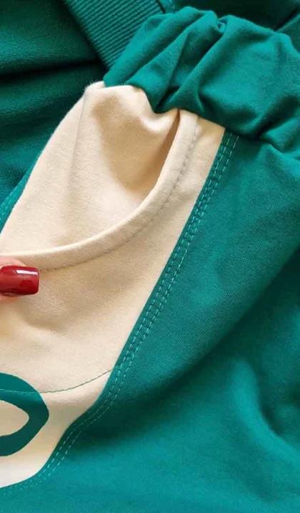 بلوز شلوار بچگانه اسپرت مدل گرین