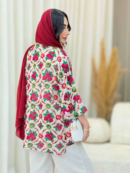 شومیز جلو بسته گلناز