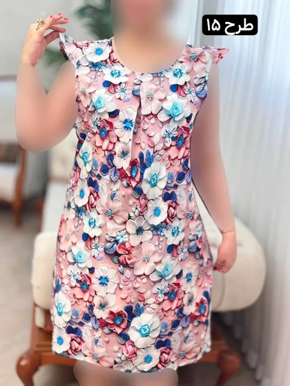 پیراهن نخی فرشته 3123