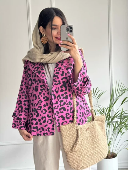 ترنچ کت پلنگی