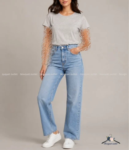 تیشرت طوسی روشن H&M