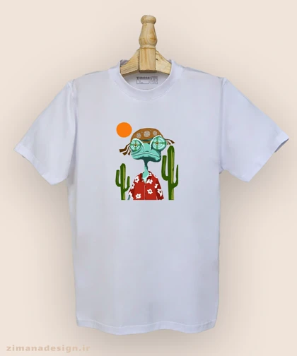 تیشرت مردانه و زنانه طرح آقای رنگو کد 892