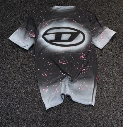 تیشرت دیزل فوق خفن کاستوم شده در بمب رنگ بندی