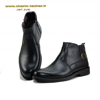 نیم بوت بزرگ پا مردانه چرم طبیعی