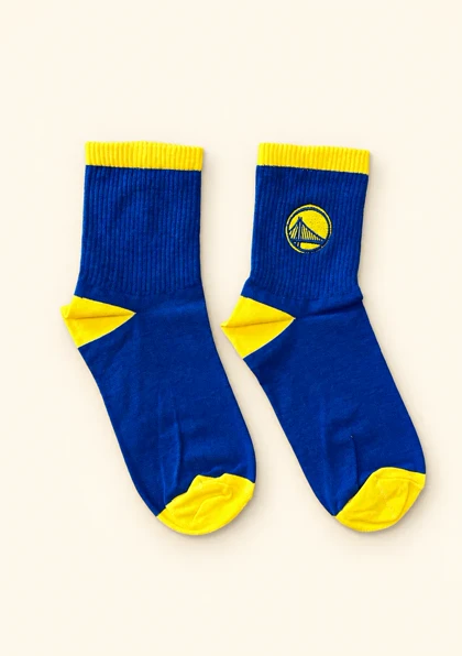 جوراب ساق بلند طرح NBA Golden State Warriors