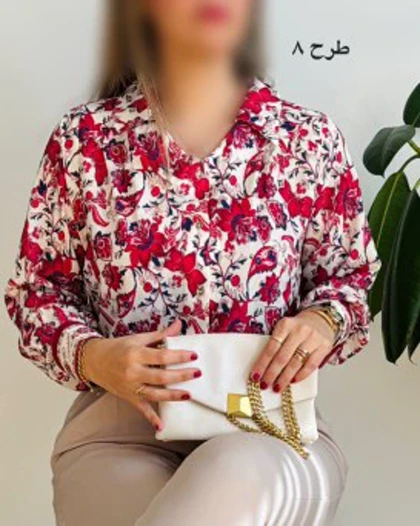 شومیز یقه هفت ناز