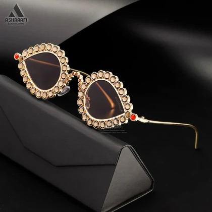 عینک آفتابی نگین‌دار Chanel AS521414