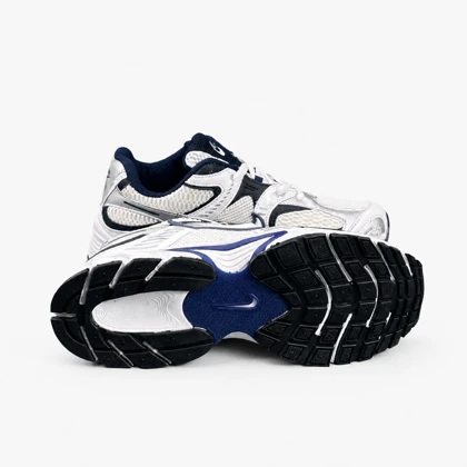 کفش کتانی مردانه رانینگ مدل نایکی V5 سفید سرمه ای Nike V5