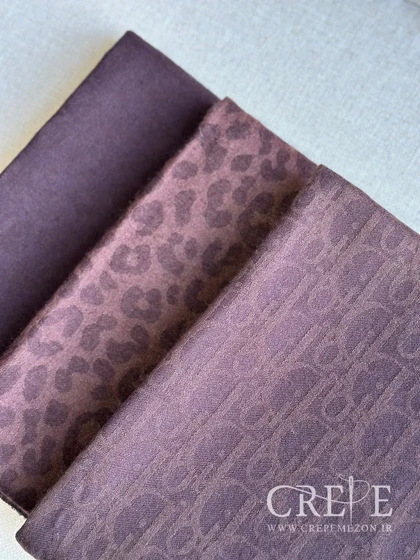 شال قهوه ای تیره کشمیر