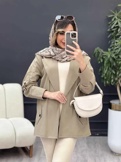 مانتو لینن سر شانه ژیله