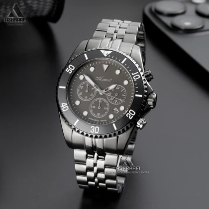 ساعت اکسنت مشکی Axcent AX180036G