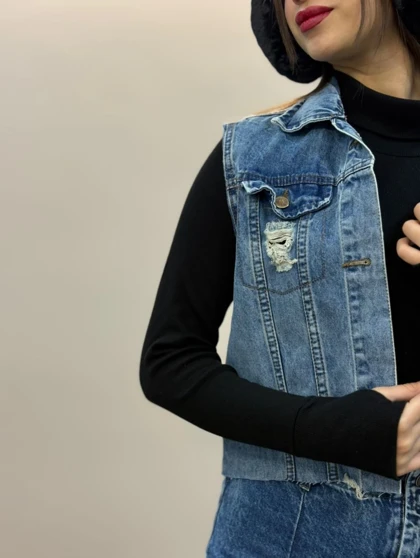 وست کوتاه جین