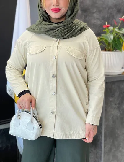 شومیز بغل دکمه مانلی کد : sh121211