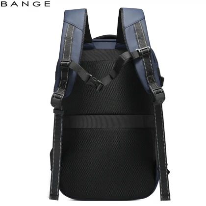 کوله پشتی لپ تاپ 15.6 اینچ مسافرتی ضد آب بنج BANGE BG-7876-1 طرح چمدان با دریچه وکیوم